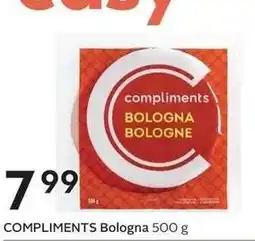 Sobeys Compliments Bologna offer
