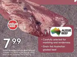 Sobeys Aussie Beef Fresh Boneless Whole Beef Brisket offer