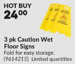 Princess Auto Caution Wet Floor Signs offer