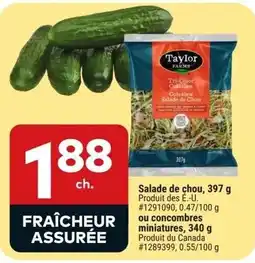 Giant Tiger Taylor Farms salade de chou offer