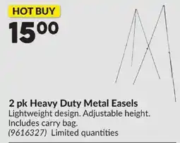 Princess Auto Heavy Duty Metal Easels offer