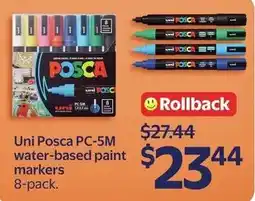 Walmart Uni Posca PC-5M water-based paint markers offer