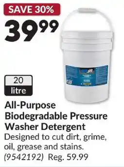 Princess Auto Jet All-Purpose Biodegradable Pressure Washer Detergent offer