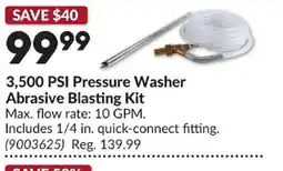 Princess Auto 3,500 Psi Pressure Washer Abrasive Blasting Kit offer