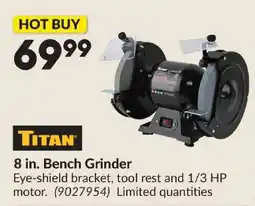 Princess Auto Titan 8 in. Bench Grinder offer