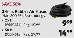 Princess Auto Rubber Air Hoses offer