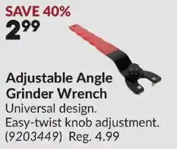 Princess Auto Adjustable Angle Grinder Wrench offer