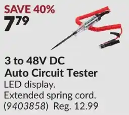 Princess Auto Auto Circuit Tester offer