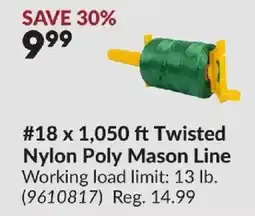 Princess Auto Twisted Nylon Poly Mason Line offer