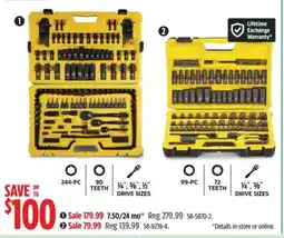 Canadian Tire 244-pc socket set offer