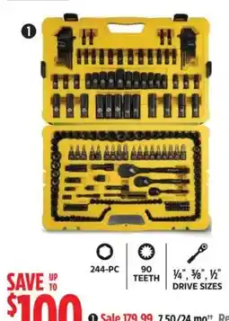 Canadian Tire 244-pc socket set offer