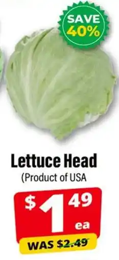 Iqbal Foods Lettuce Head offer