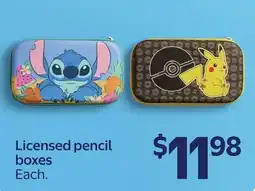 Walmart Licensed pencil boxes offer