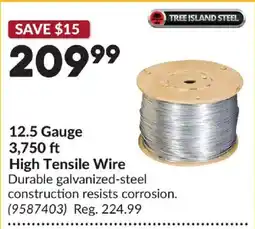 Princess Auto Tree Island Steel 12.5 Gauge High Tensile Wire offer