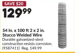 Princess Auto Stucco Welded Wire offer