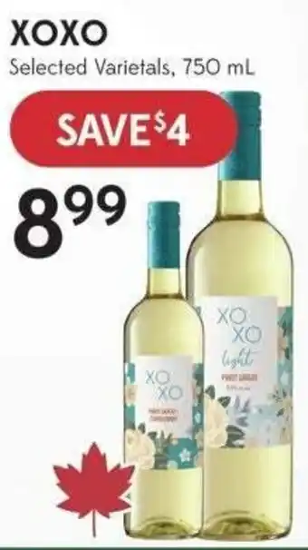 XOXO selected varietals