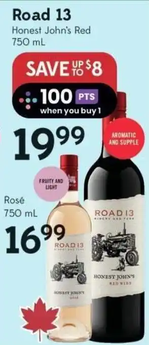 Road 13 Honest John's Red