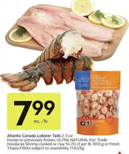 Sobeys Atlantic Canada Lobster Tails offer