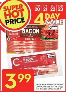 Sobeys The Canadian Butcher bacon offer