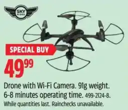 Canadian Tire Sky riders drone with wi-fi camera offer