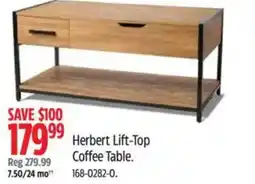 Canadian Tire Herbert Lift-Top Coffee Table offer