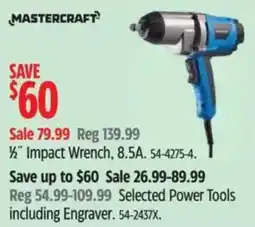 Canadian Tire Mastercraft 1/2" Impact Wrench offer