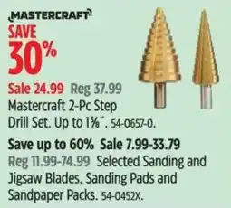 Canadian Tire Mastercraft 2-Pc Step Drill Set offer