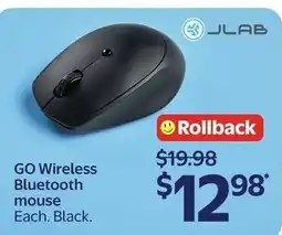 Walmart JLab GO Wireless Bluetooth mouse offer