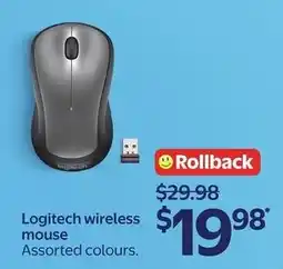 Walmart Logitech wireless mouse offer