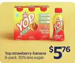 Walmart Yop strawberry-banana offer