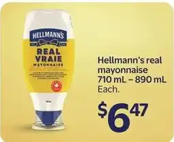 Walmart Hellmann's real mayonnaise offer