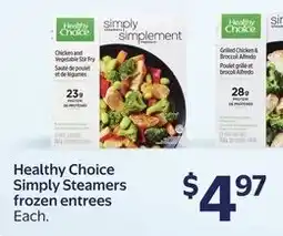 Walmart Healthy Choice Simply Steamers frozen entrees offer