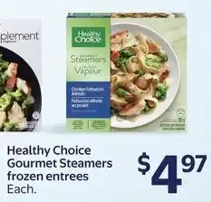 Walmart Healthy Choice Gourmet Steamers frozen entrees offer