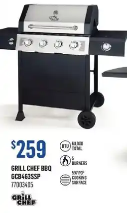 Canac GRILL CHEF BBQ offer