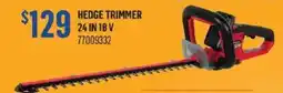 Canac Hedge Trimmer offer