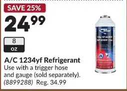 Princess Auto Ultra Cool A/C 1234yf Refrigerant offer