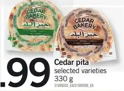Loblaws Cedar pita offer