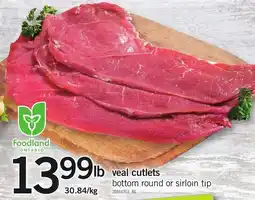 Loblaws Foodland veal cutlets offer