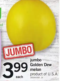 Loblaws jumbo golden dew melon offer