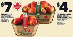 Loblaws Ontario Fruit peaches or nectarines offer