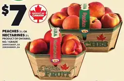 Loblaws Peaches or Nectarines offer