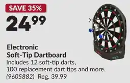 Princess Auto Electronic Soft-Tip Dartboard offer