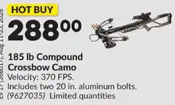 Princess Auto 185 lb Compound Crossbow Camo offer