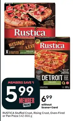 Sobeys Rustica Stuffed Crust, Rising Crust, Oven-Fired or Pan Pizza offer