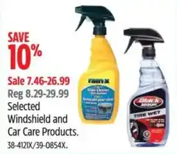 Canadian Tire Selected Windshield and Car Care Products offer