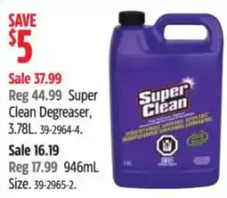 Canadian Tire Super Clean Degreaser offer