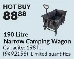 Princess Auto Narrow Camping Wagon offer
