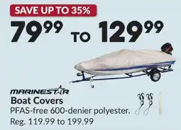 Princess Auto Marinestar boat covers offer