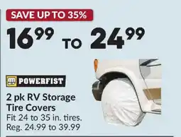 Princess Auto Powerfist 2 pk RV Storage Tire Covers offer