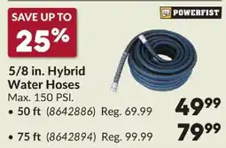 Princess Auto Powerfist 5/8 in. Hybrid Water Hoses offer